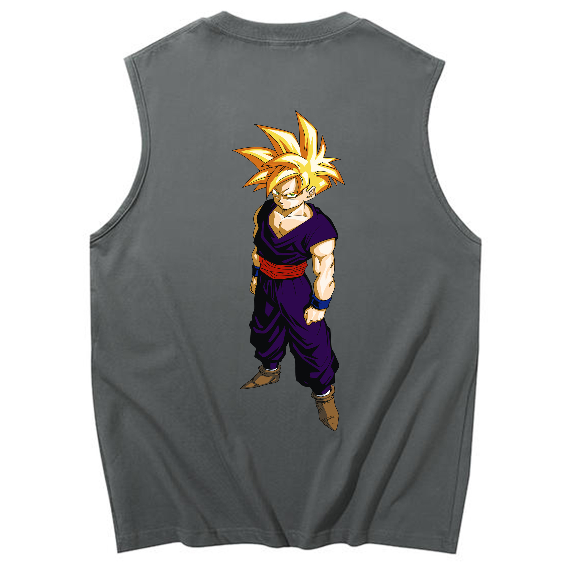 （画像用） ドラゴンボール ベジット DRAGON BALL Vegetto コットン100％タンクトップ（背面プリント）